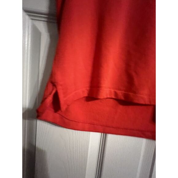 Lou & Grey Womens Top Soft Knit Muscle Tank Red Shirt Cap Short Sleeve Small - Picture 4 of 5